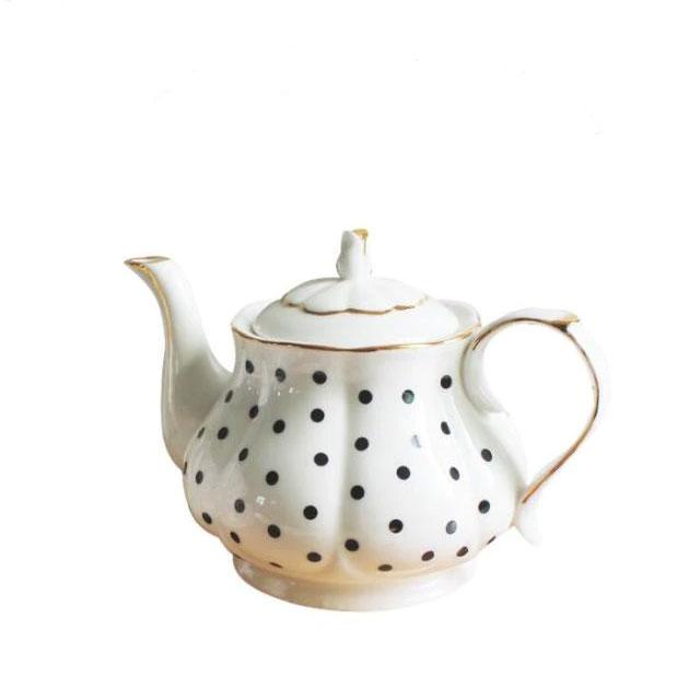 REPOSE SACHET THE PORCELAINE BLANCHE THEIERE 11X8 - Maison de la Porcelaine